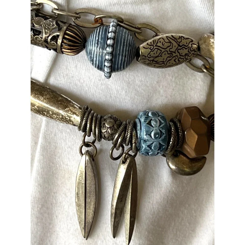 Southwestern Metal And Ceramic Belt -- 48